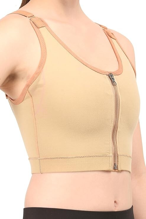 Post Surgical Medical Compression Bra |MODERATE COMPRESSION| Shoulder Adjustable