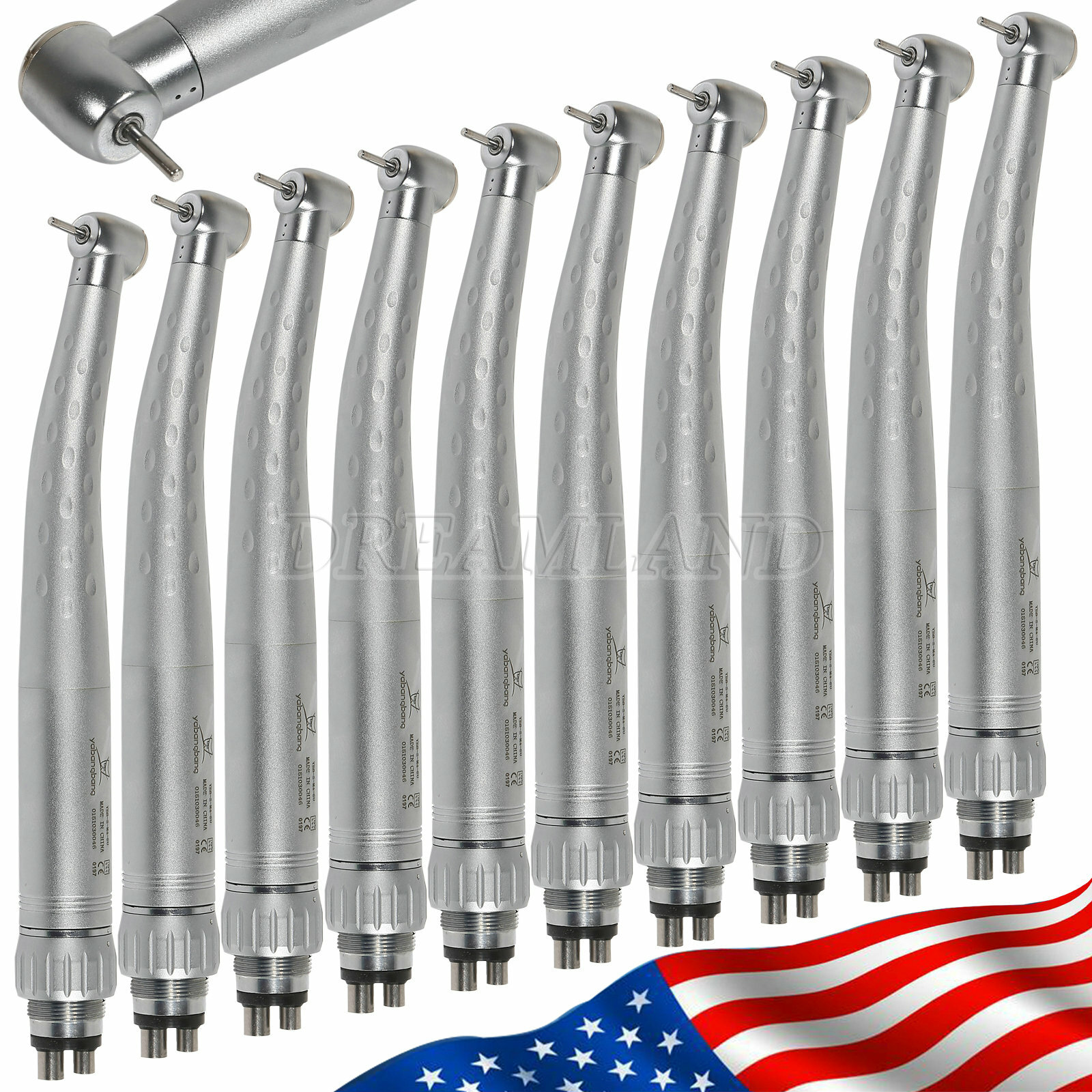 10Pcs Dental High Speed Handpiece 4H Coupling Fit KaV Multiflex Coupling GB4