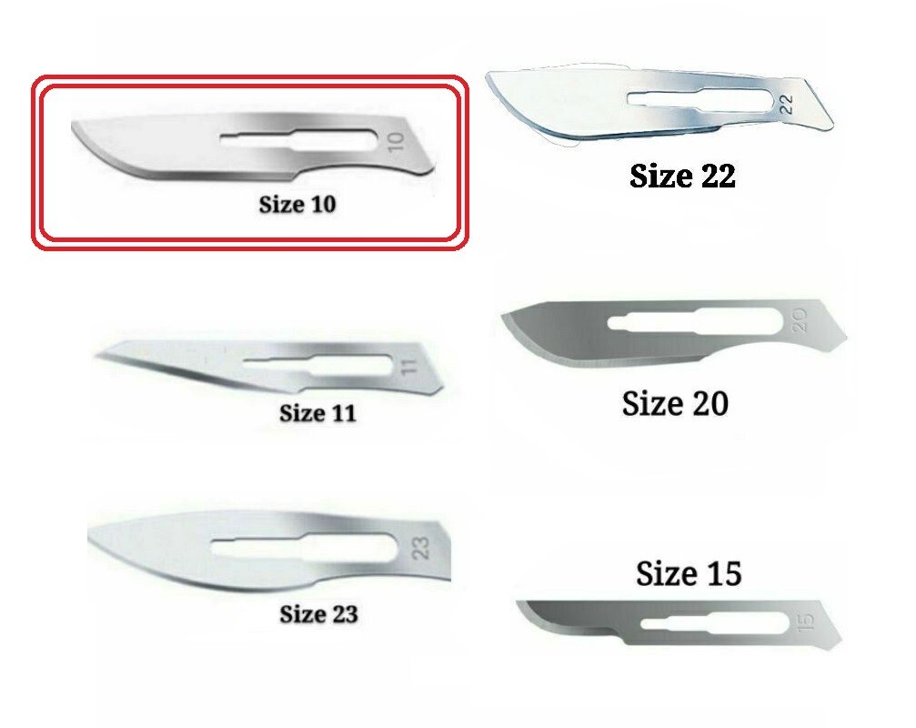 ~INTEGRA MILTEX 4-110 #10 CARBON STEEL Surgical Blades 100/BX Sterile~