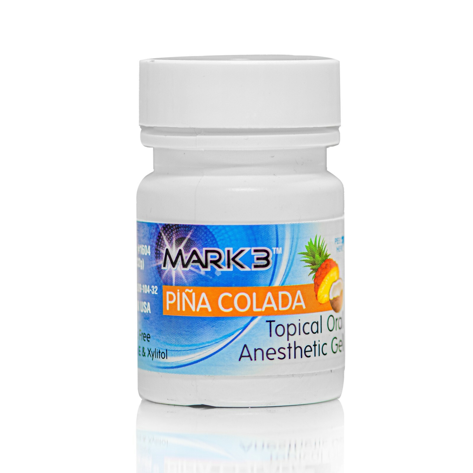 Mark3 Dental Topical Anesthetic Gel 20% Benzocaine 1OZ Jar – 5 Flavors