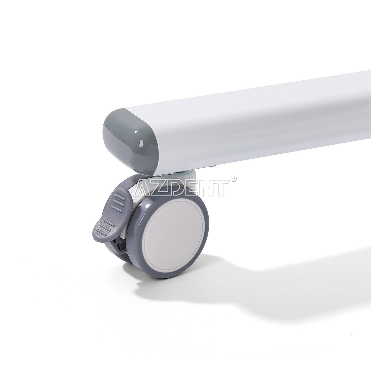 Three Layers Dental Mobile Cart Metal Built-in Socket Medical Trolley Cart Tool