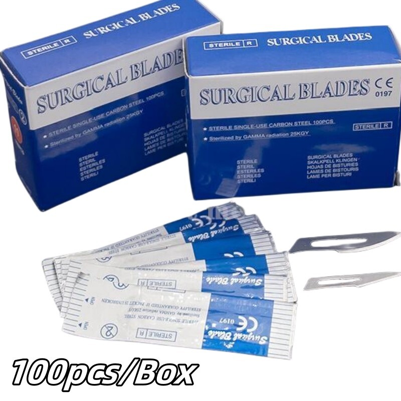 Sterile Surgical Carbon Steel Blades Scalpel Sterile Carbon Steel Surgical Blade