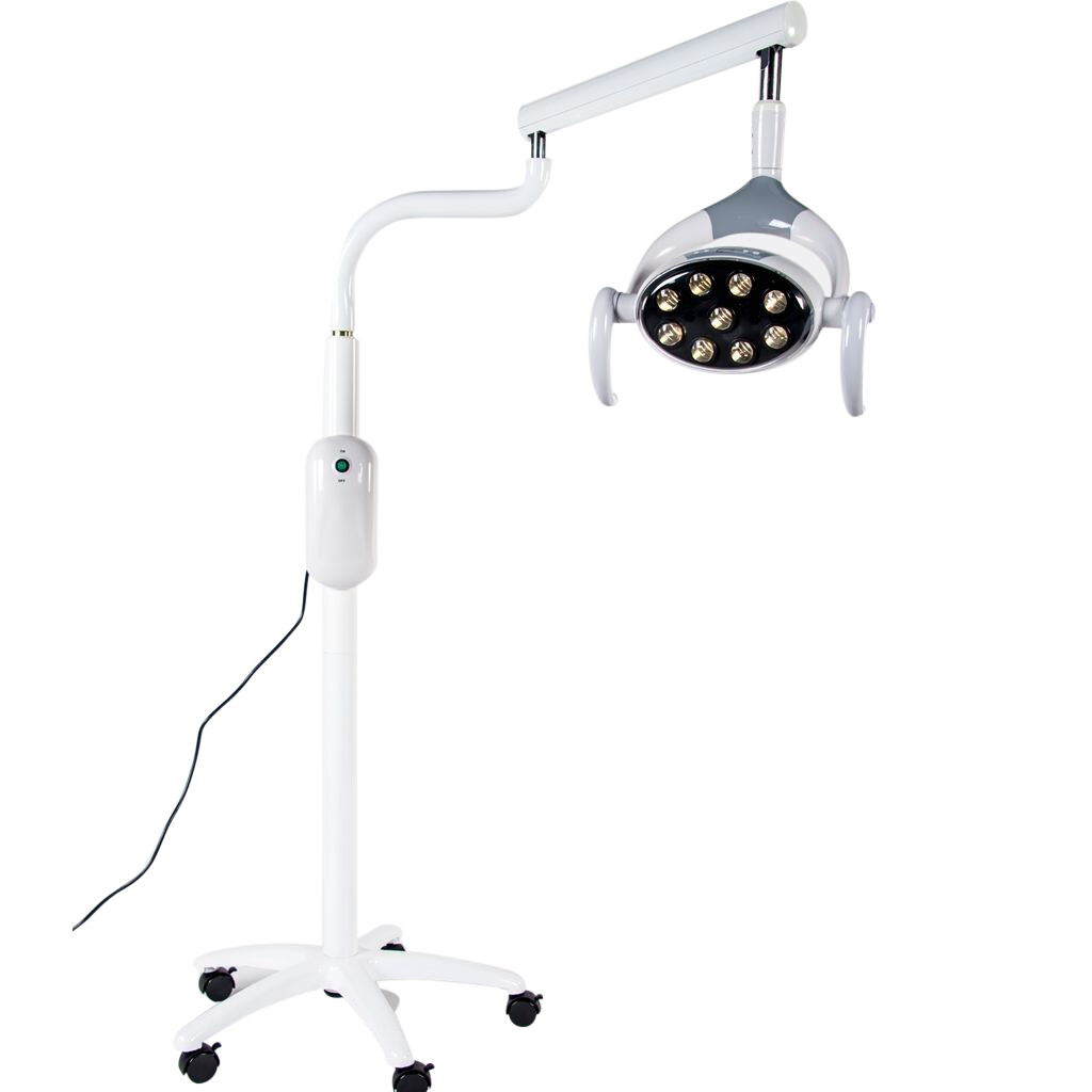 Floor Standing 9 LEDs Dental Oral Lamp Exam Light with Sensor Color Temperature