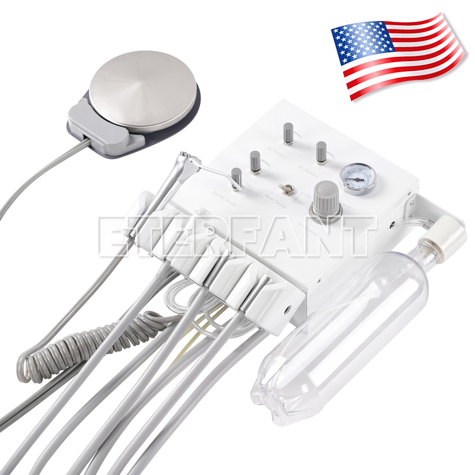 Dental Unit Air Compressor Curing Light Scaler 4H/Mobile Suction/Turbine Unit 4H