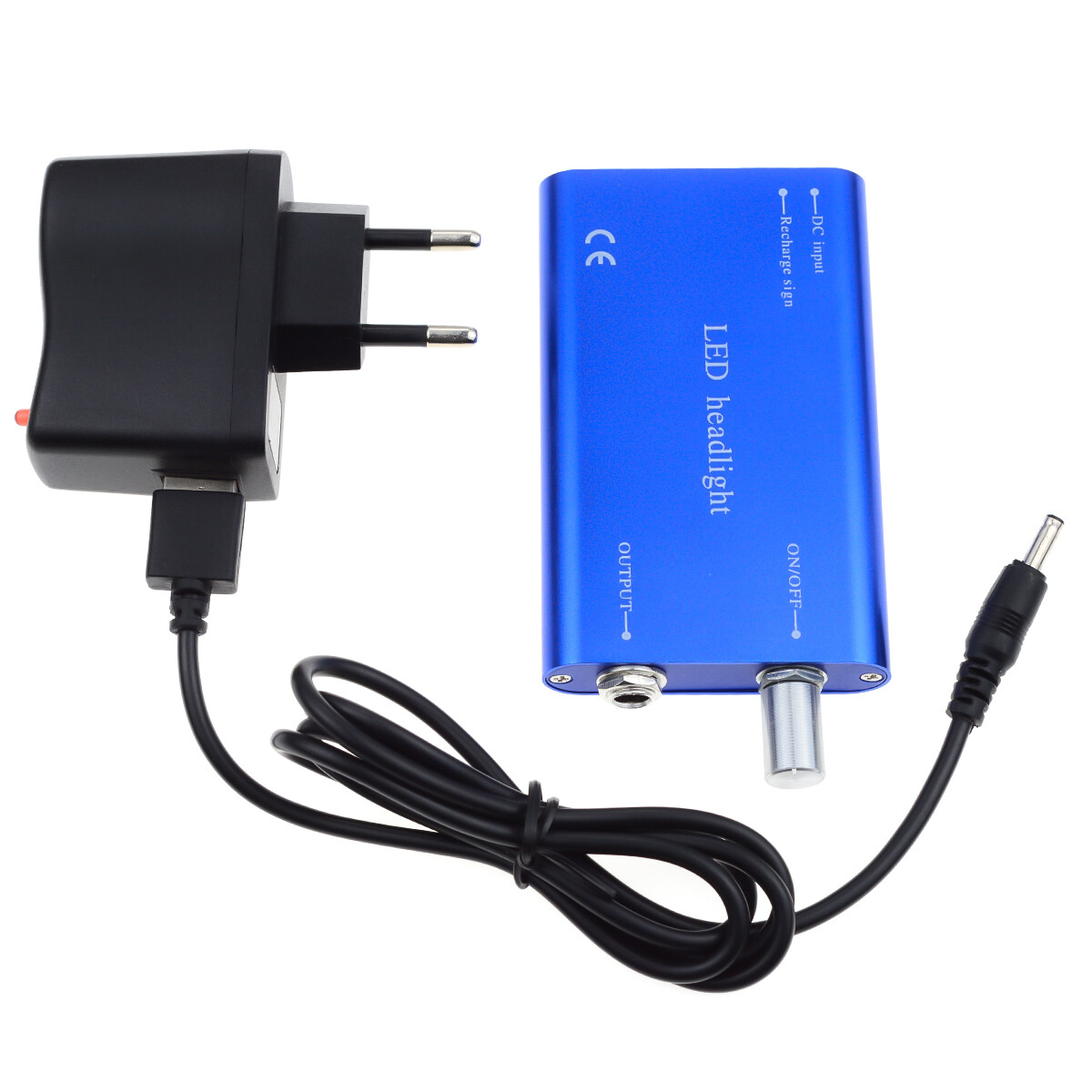Metal 3.7V Recharge Battery Compitible for 1W/3W/5W Dental LED Headlight CE 007