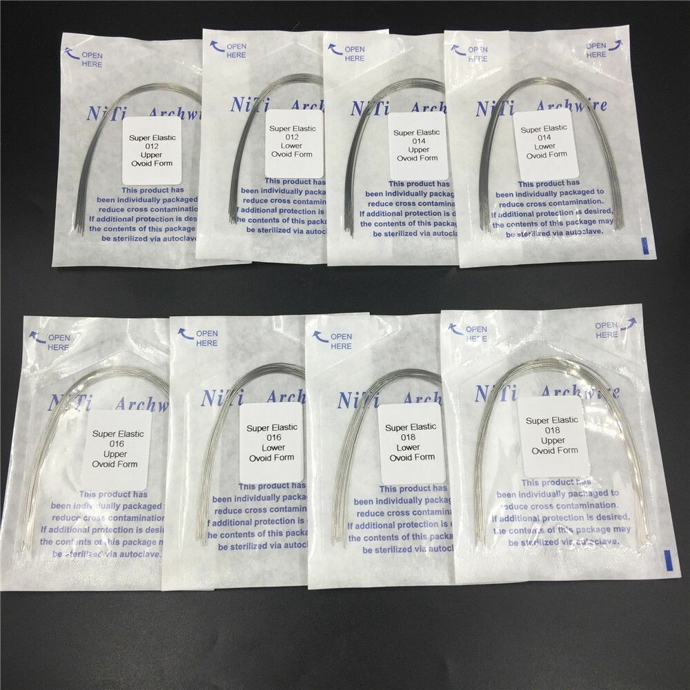 Dental Orthodontic Ligature Ties NiTi Arch Wire 0.022 Roth Brackets Braces Kit