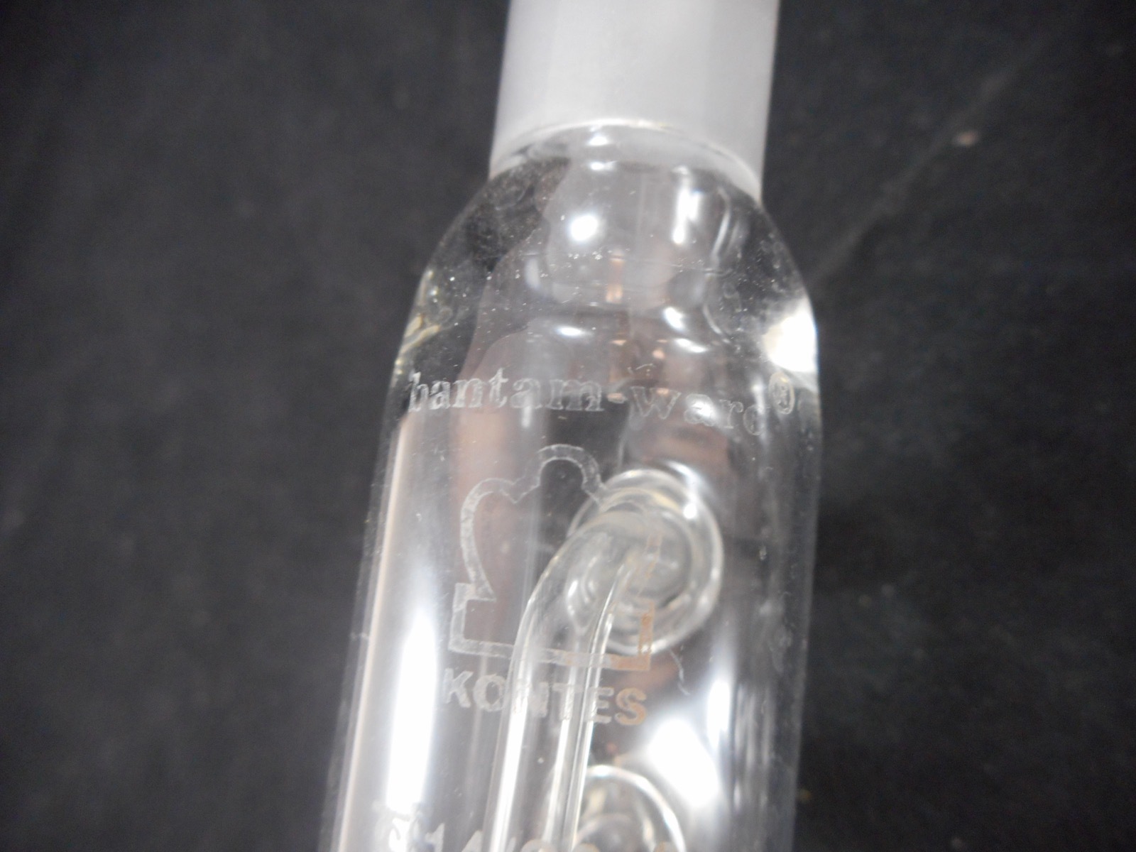 Kimble KONTES Glass Bantam-Ware 100mm Coiled Reflux Condenser 14/20 Joint 283000