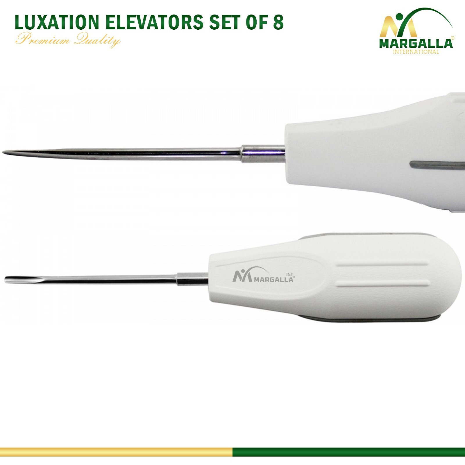 10 PCS White Dental Root Elevators Oral Surgery PDL Luxating Tooth loosening