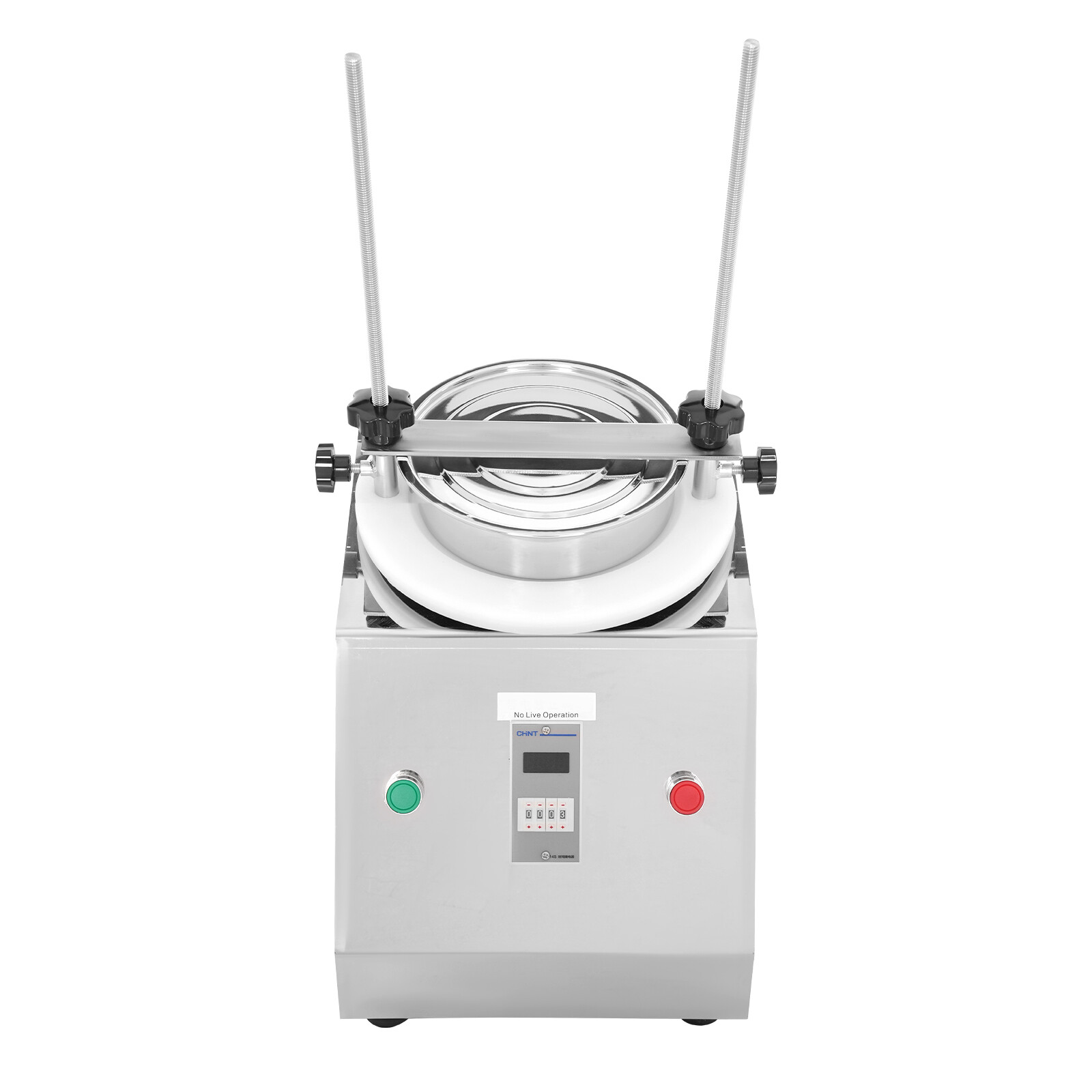 110V Electric Vibrating Sieve Shaker Sifter Machine w/ 200 Mesh Stainless Steel