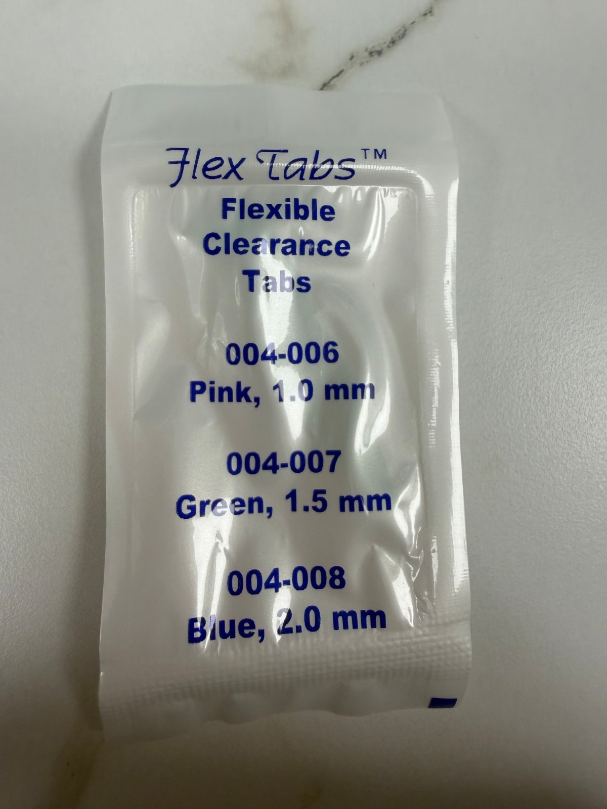 Kerr FlexTabs Flexible Clearance Tabs – Single Sample Unit