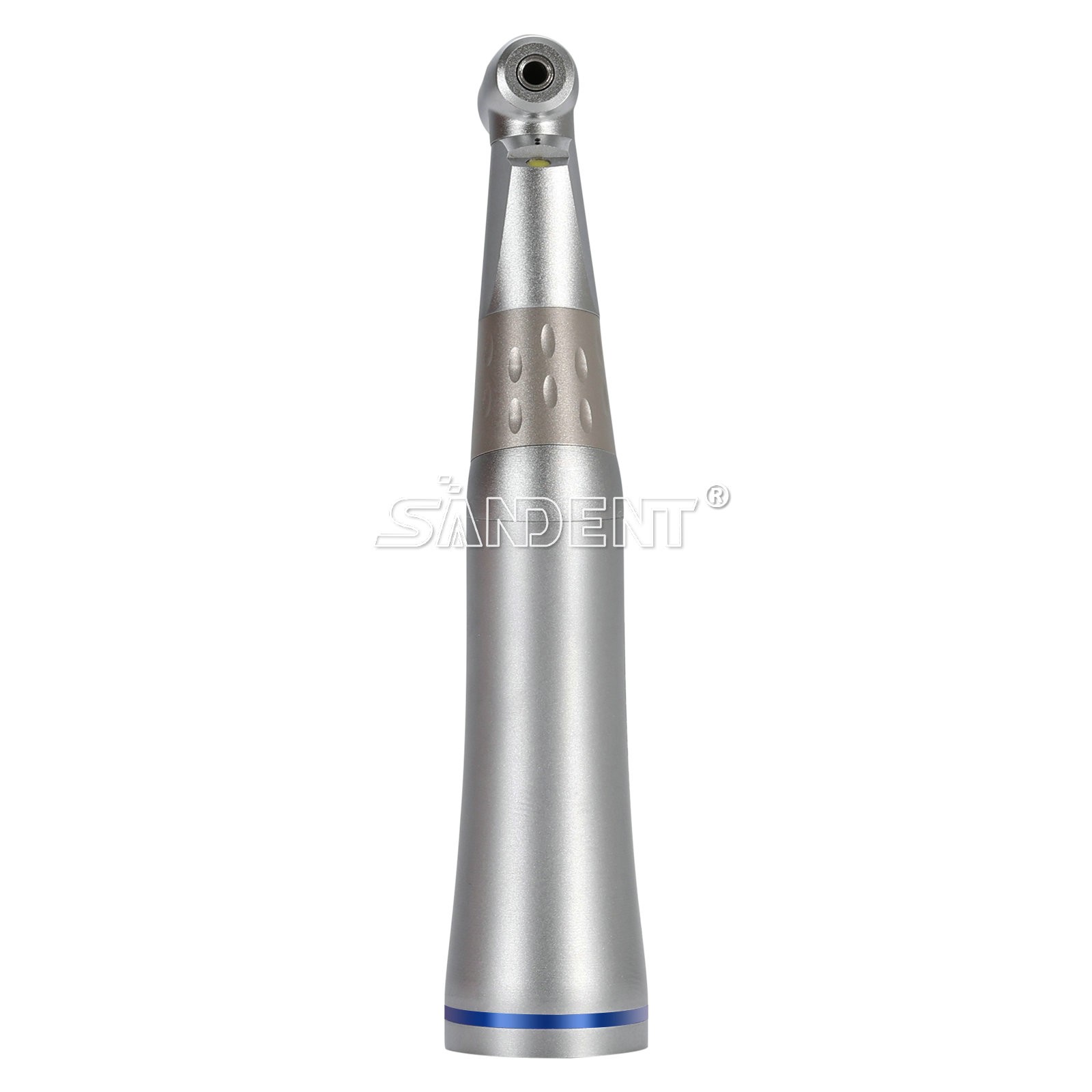 SANDENT 1:1 LED E-generator Fiber Optic Handpiece Contra Angle Inner Channel USA