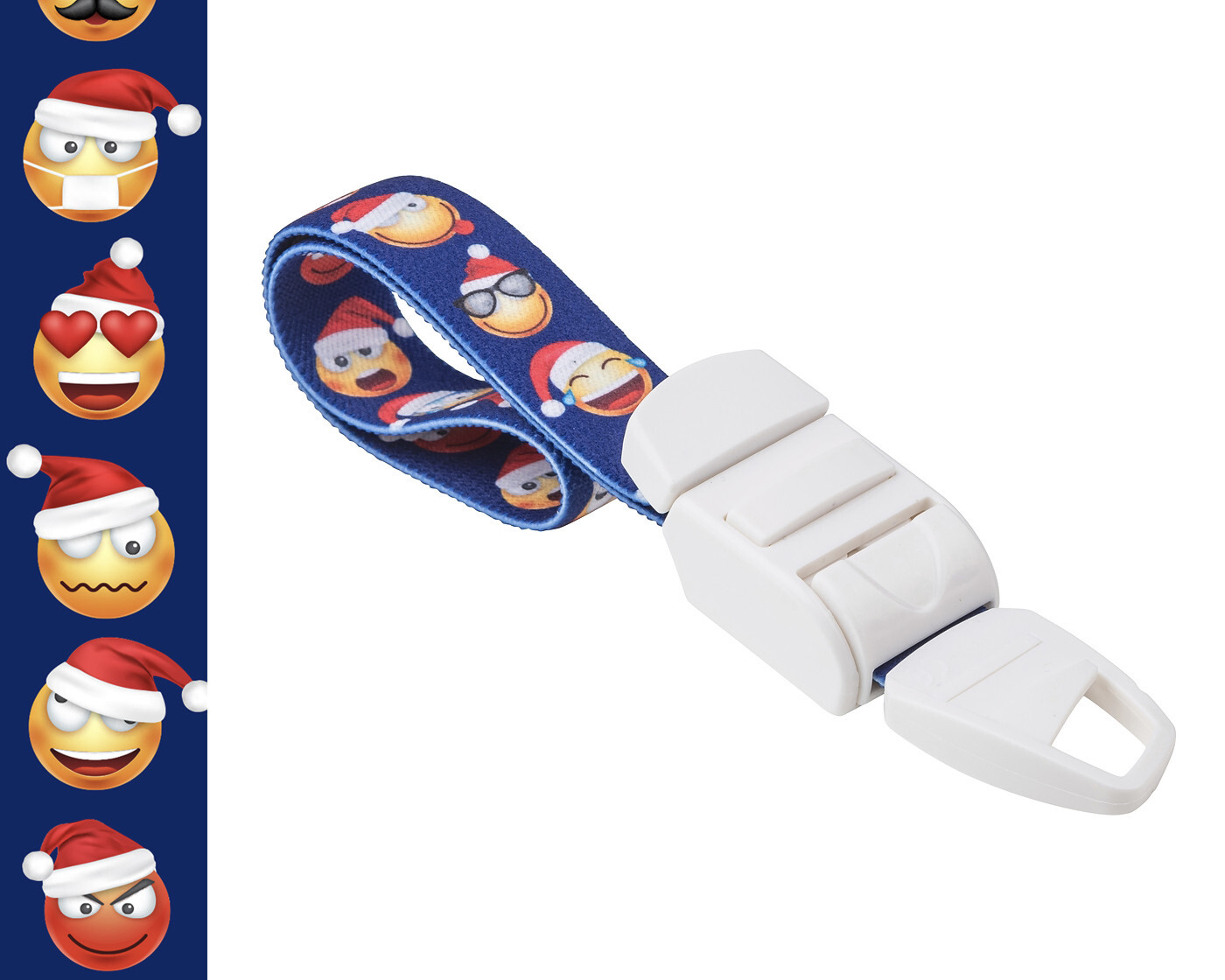 ROLSELEY Quick & Slow Release Medical Nurse Tourniquet – CHRISTMAS EMOJI Pattern