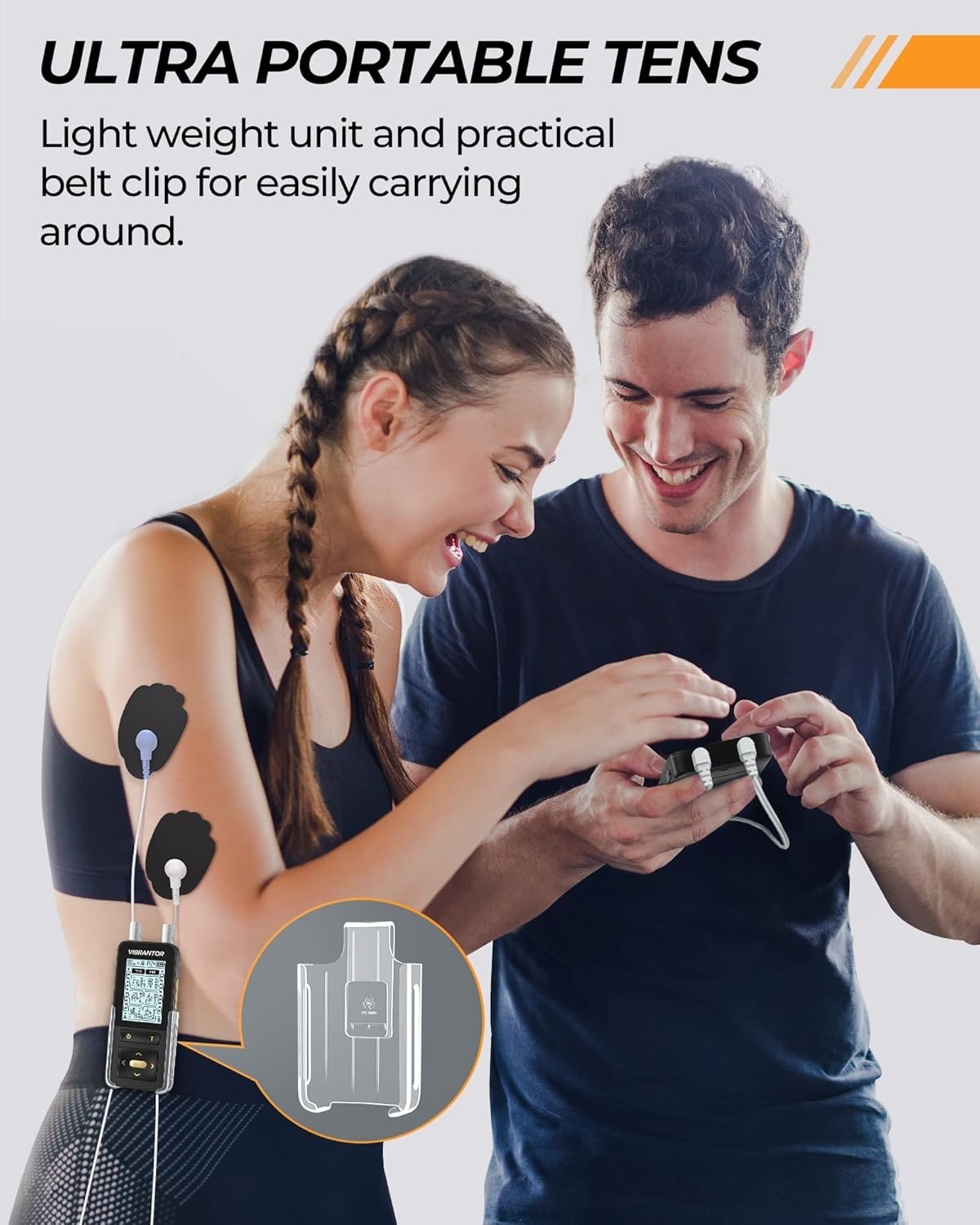 Rechargeable Dual Channel TENS/EMS Unit for Pain Relief