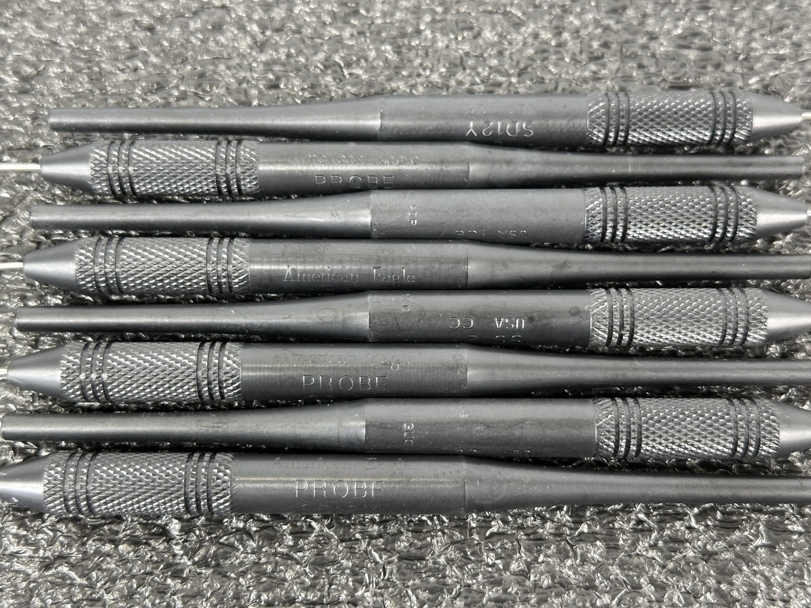 American Eagle Instruments AEPSD12YX Dental Probe Explorer Lot of 8