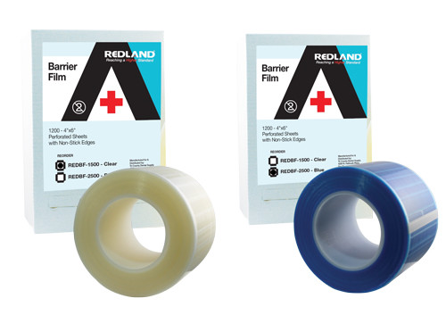 REDLAND Barrier Film 4″x6″ Blue/Black/clear 1200 Perforated Sheets w/Dispenser