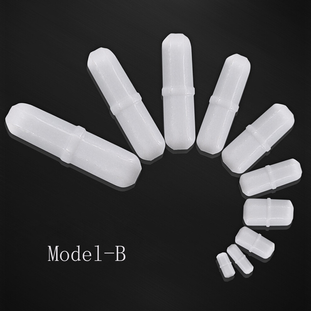 Type (B) Magnetic Stir Bar B06-B100 PTFE Rotor Magnet Magnetic Stirrer 1-8pcs
