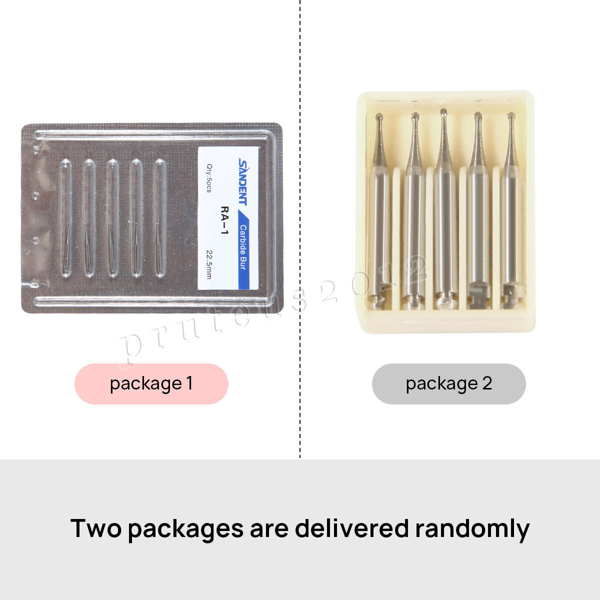 8 Types Dental Round Carbide Bur for Low Speed Latch Type RA 1# – 8# Burs USA