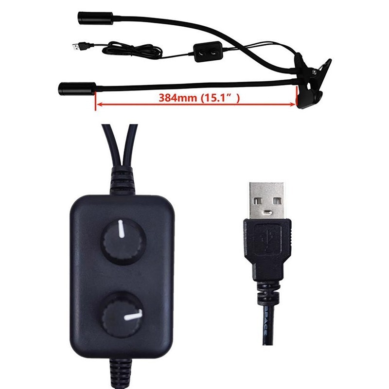 Gooseneck Lamp Microscope Universal Clamp Light Source Spotlight Led Spotlight