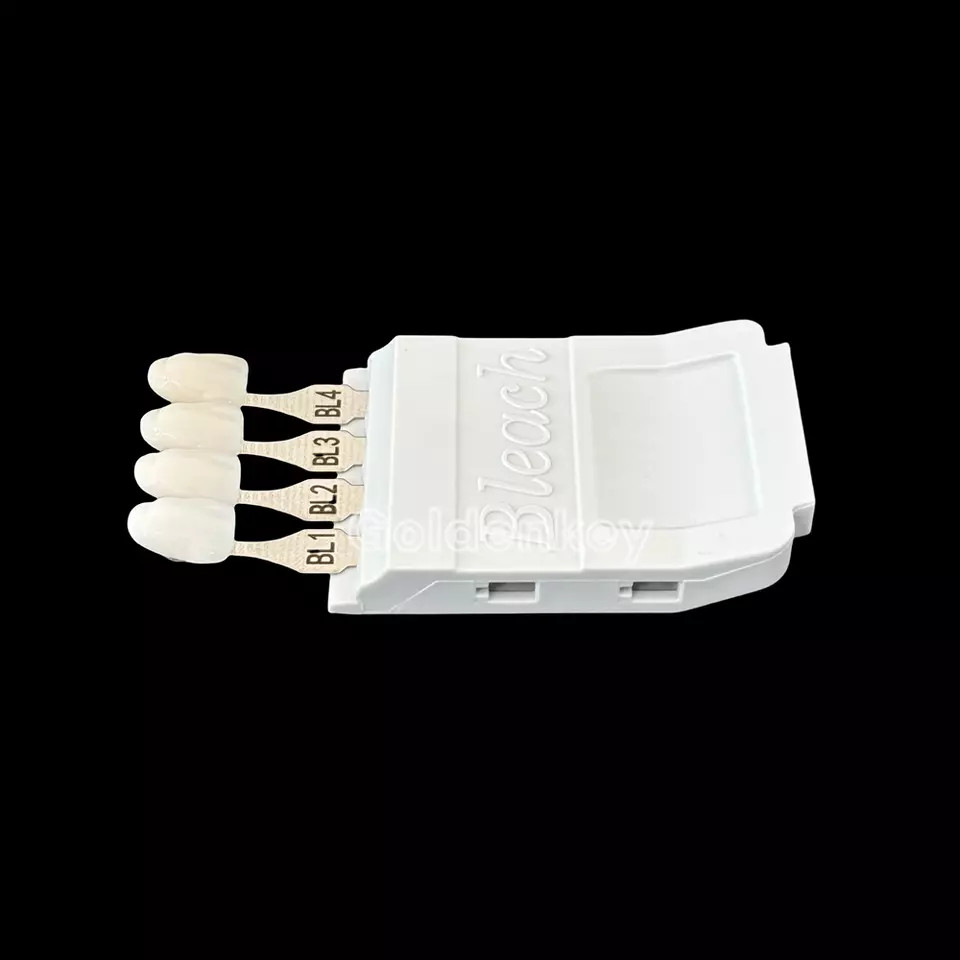 Dental Bleach Shade Guide BL1 4Colors Bleached Chart Teeth Based Vita US STOCK