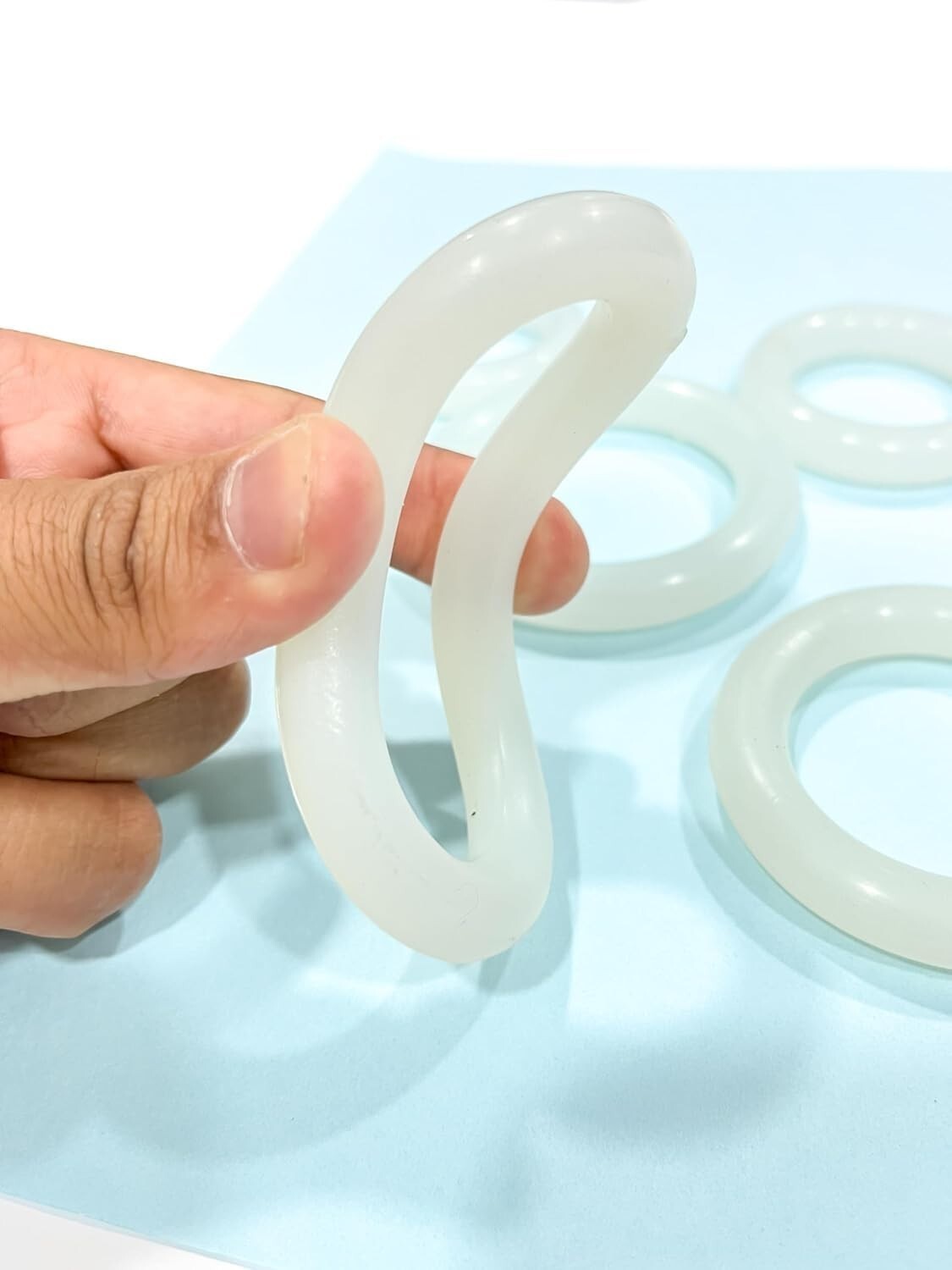 100% Silicon Ring Pessary Set of 5 (“2 , 2.25, 2.50, 2.75 , 3 inches )
