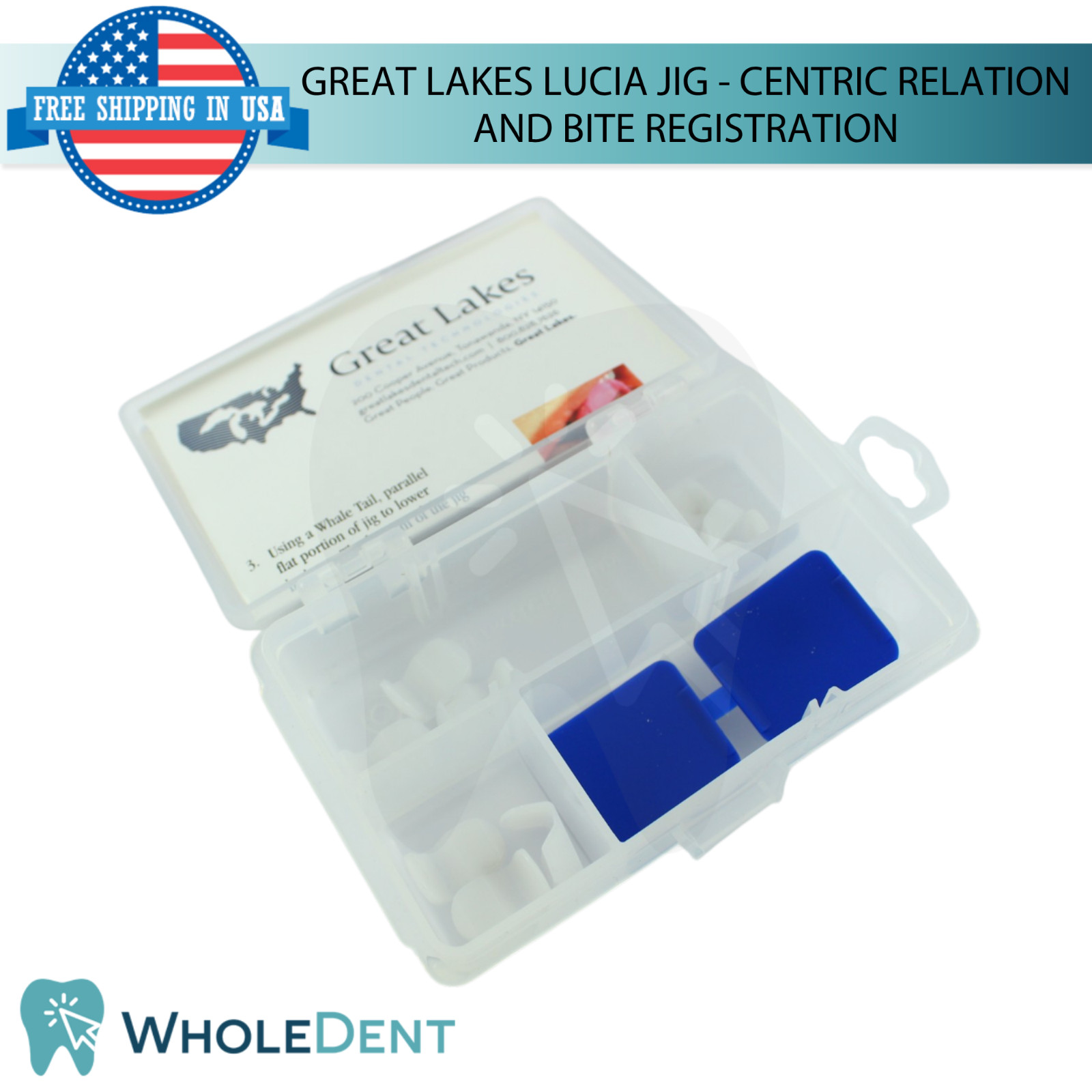 Great Lakes Dental Centric Relation Bite Registration CR Tool Class I II Set