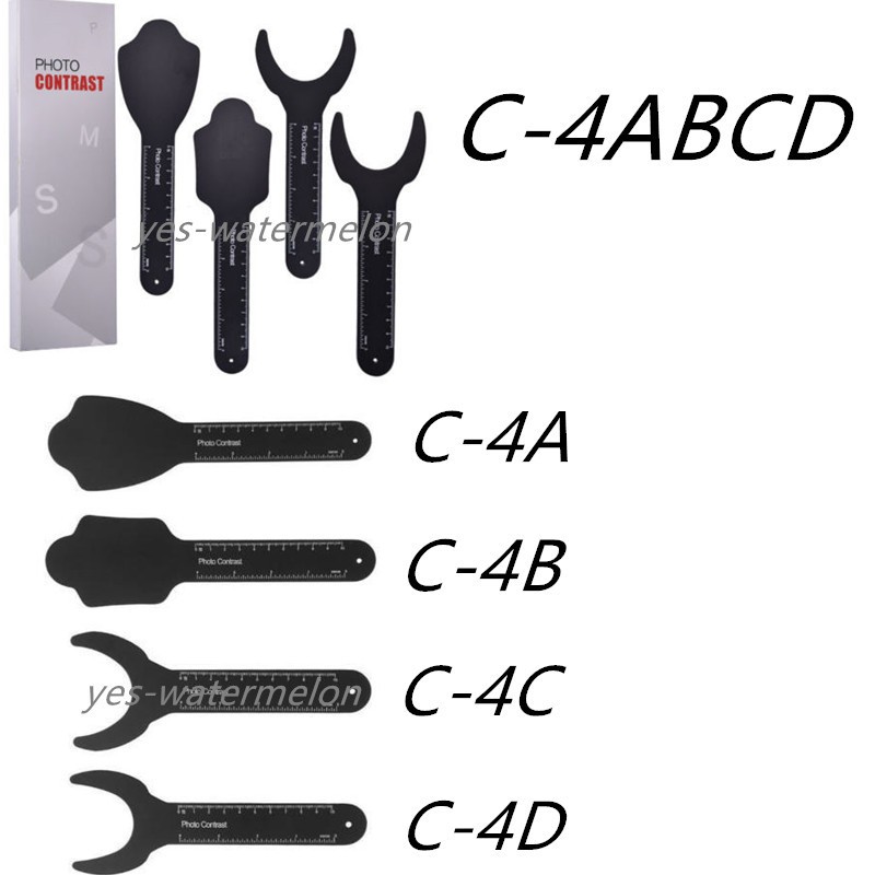 Dental Photo Contrast Palatal Black Background Board Flexible Photography C-ABCD