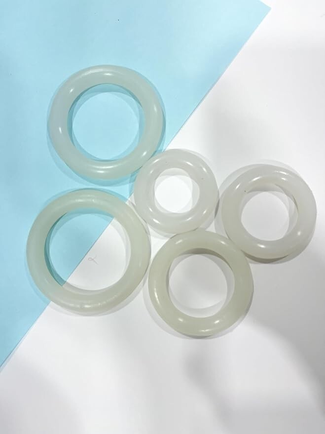 100% Silicon Ring Pessary Set of 5 (“2 , 2.25, 2.50, 2.75 , 3 inches )