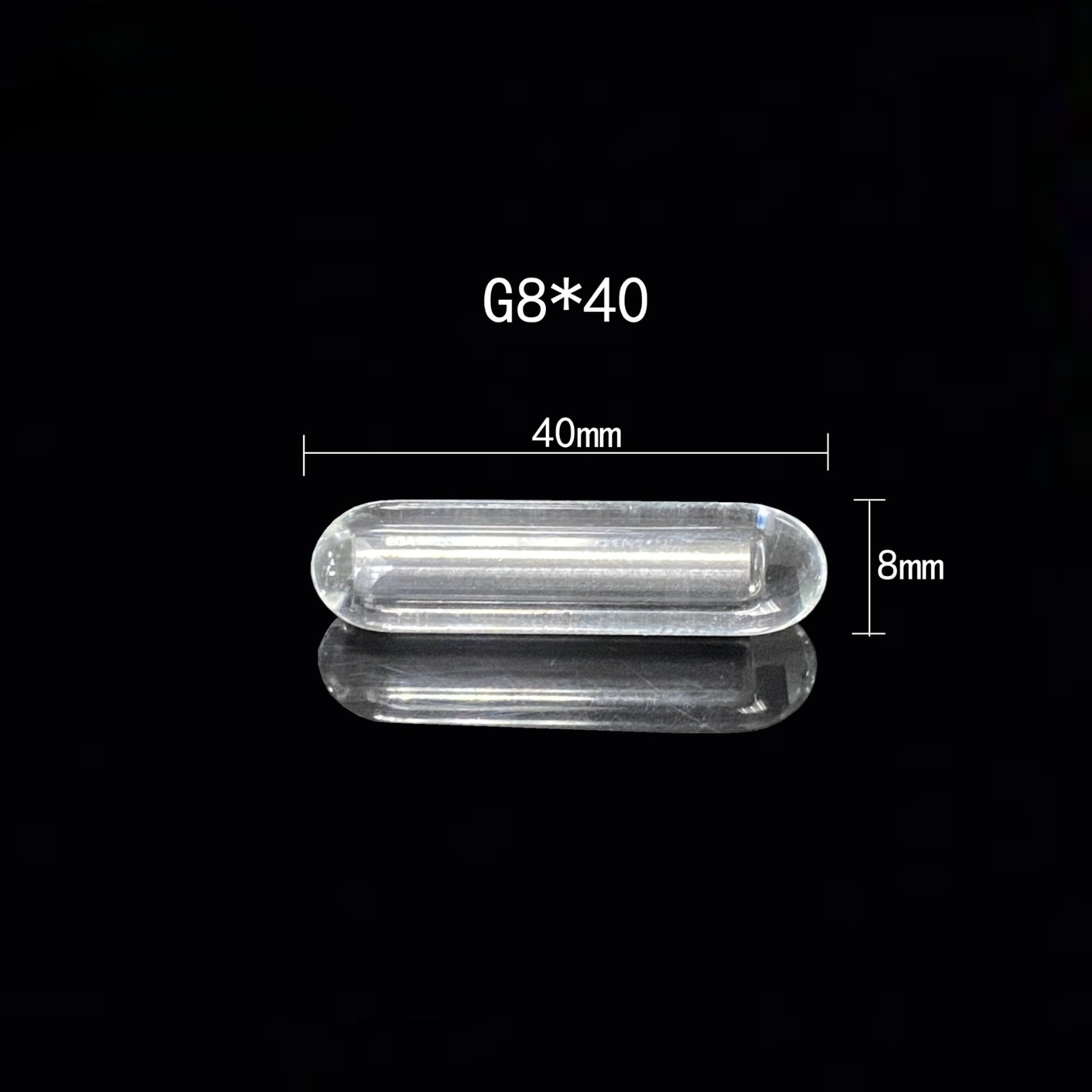 High Temp Strong Magnetic Glass Stir Bar Cylindrical 350℃ Lab Stirrer