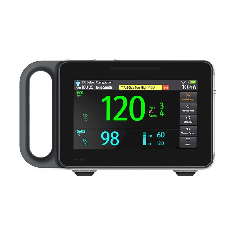 7″ Patient Monitor ICU CCU Vital Sign For Hospital ECG NIBP RESP TEMP SPO2 PR
