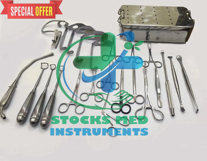 Tonsil Adenoid Surgical Instrument Set – 25 Pcs for Tonsillectomy Procedures