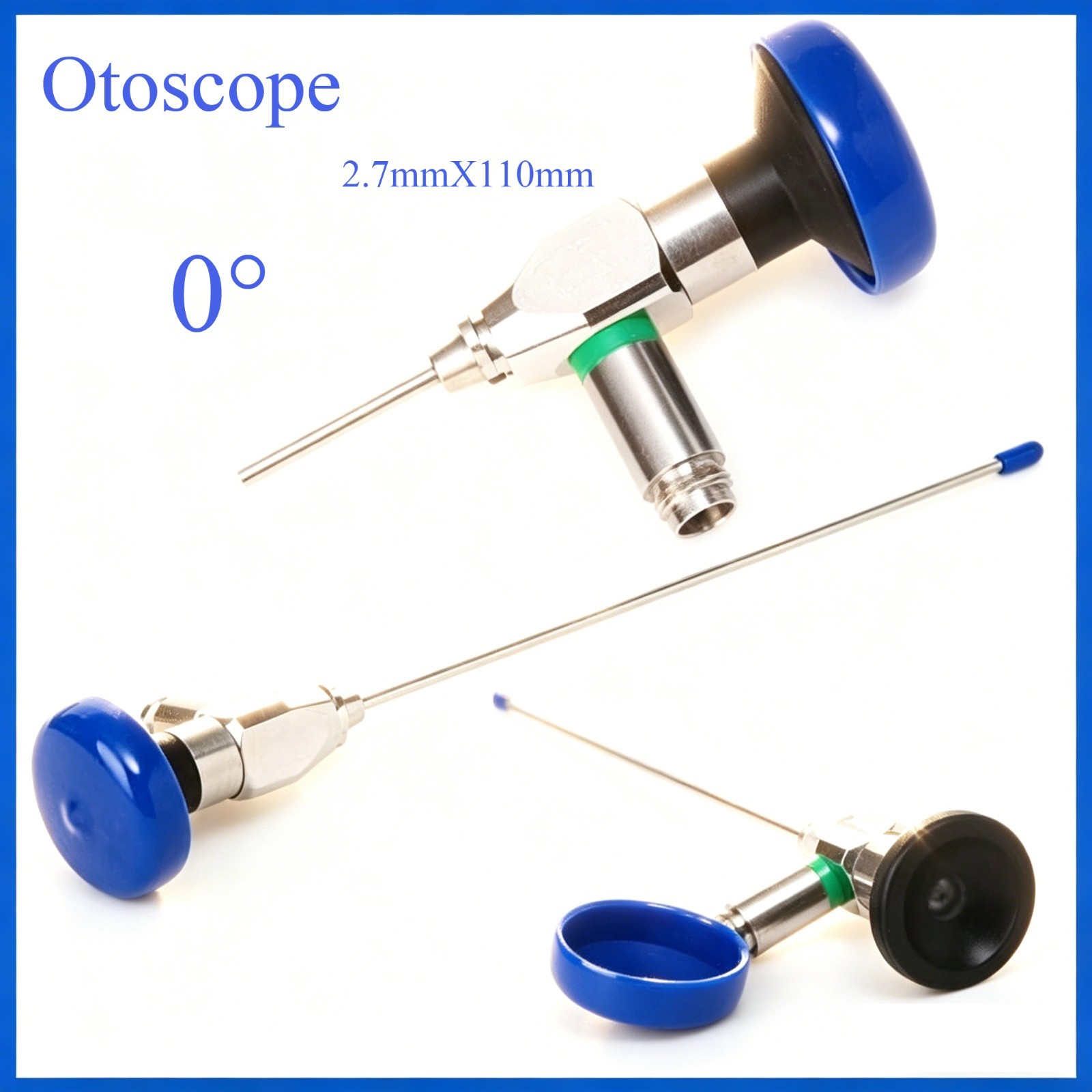 0°/30°-2.7X110mm Rigid Ear Sinuscope Endoscope Otoscope Ear Mirror for Wolf