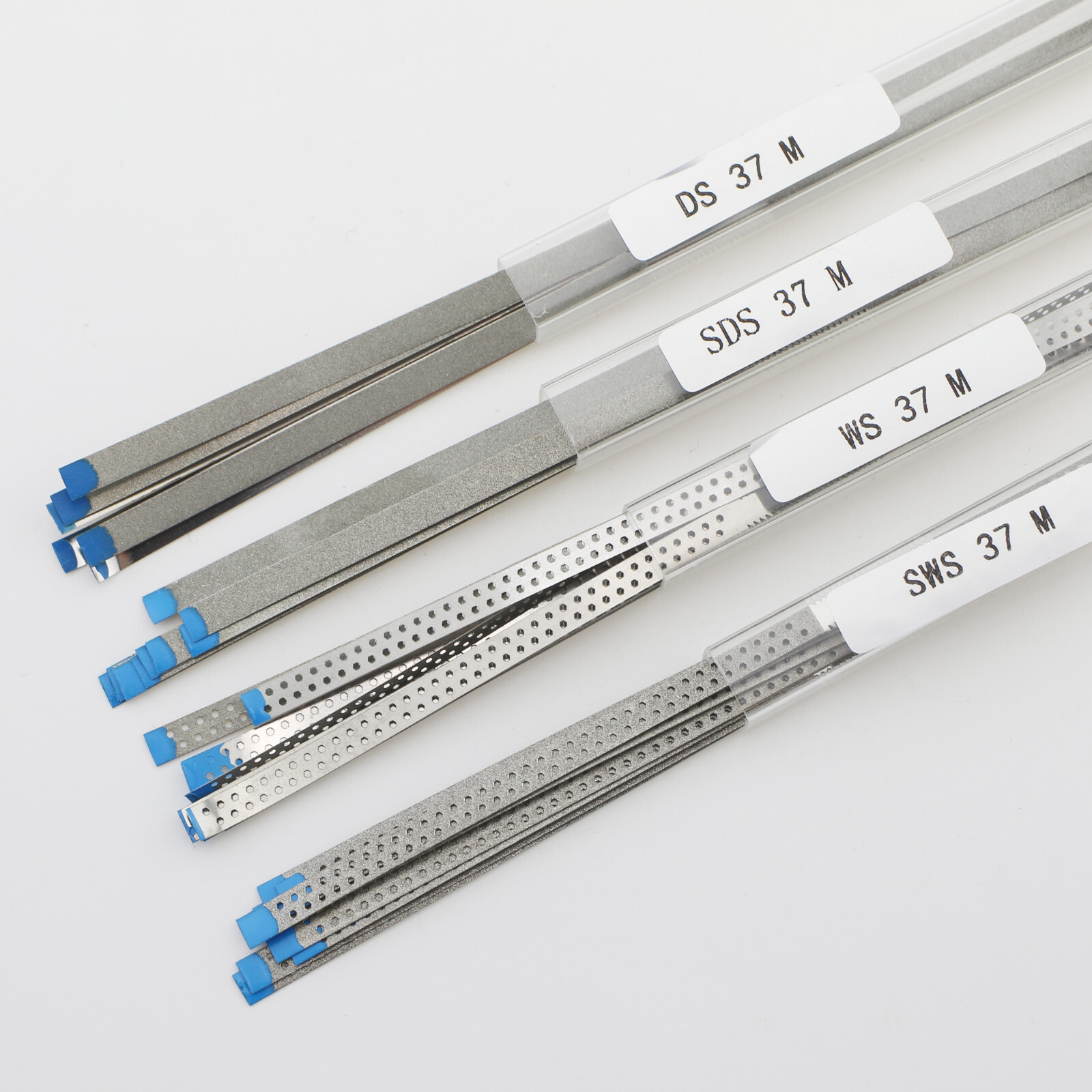 Dental Saw Diamond Polishing Finishing Strips Orthodontic Metal IPR Fine Medium