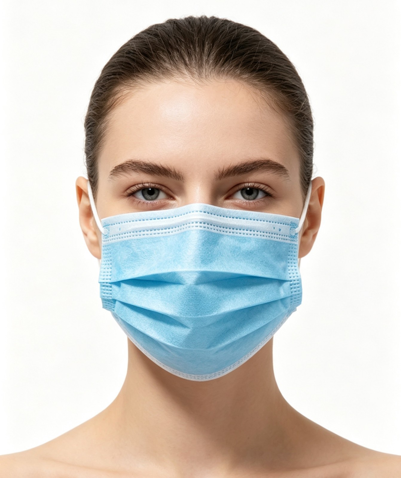 Value Pack 150Ct 3Ply Disposable Face Masks Black Blue Pink Soft Earloop Daily