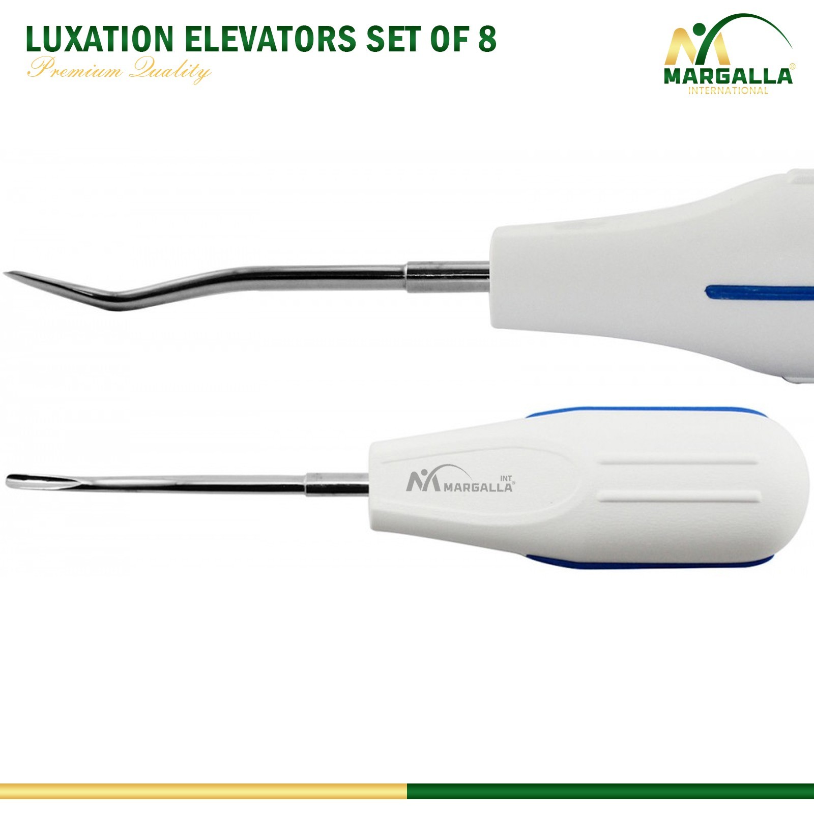 10 PCS White Dental Root Elevators Oral Surgery PDL Luxating Tooth loosening