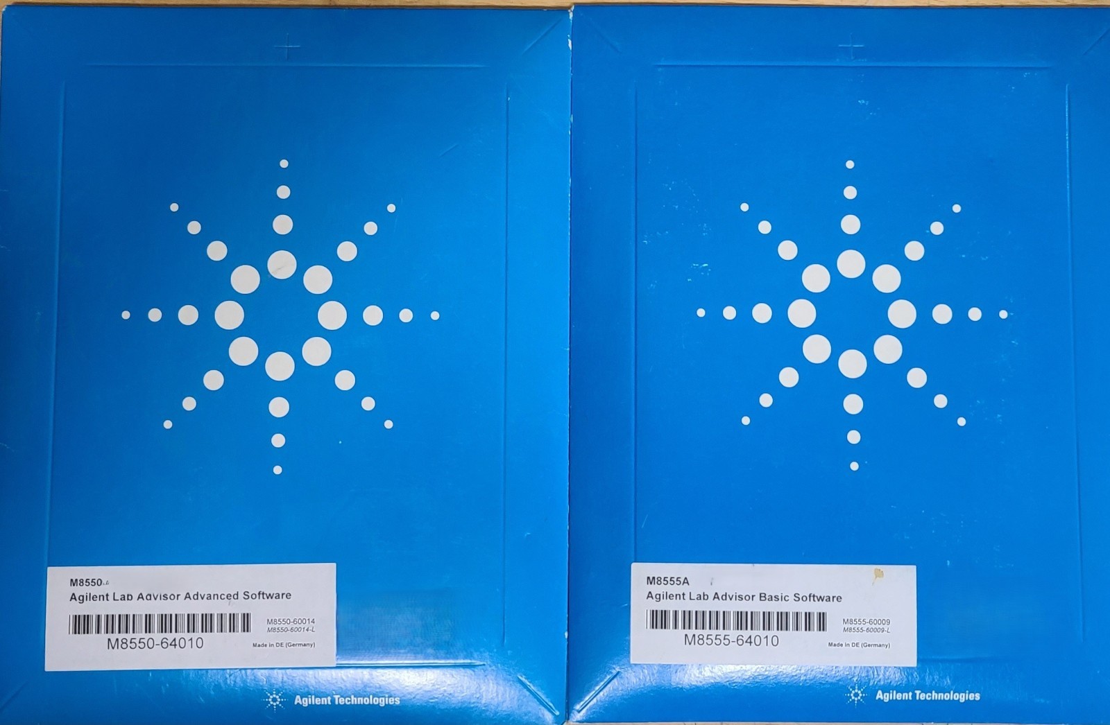 Agilent Lab Advisor p/n: M8555-64010 and Adv M8550-64010