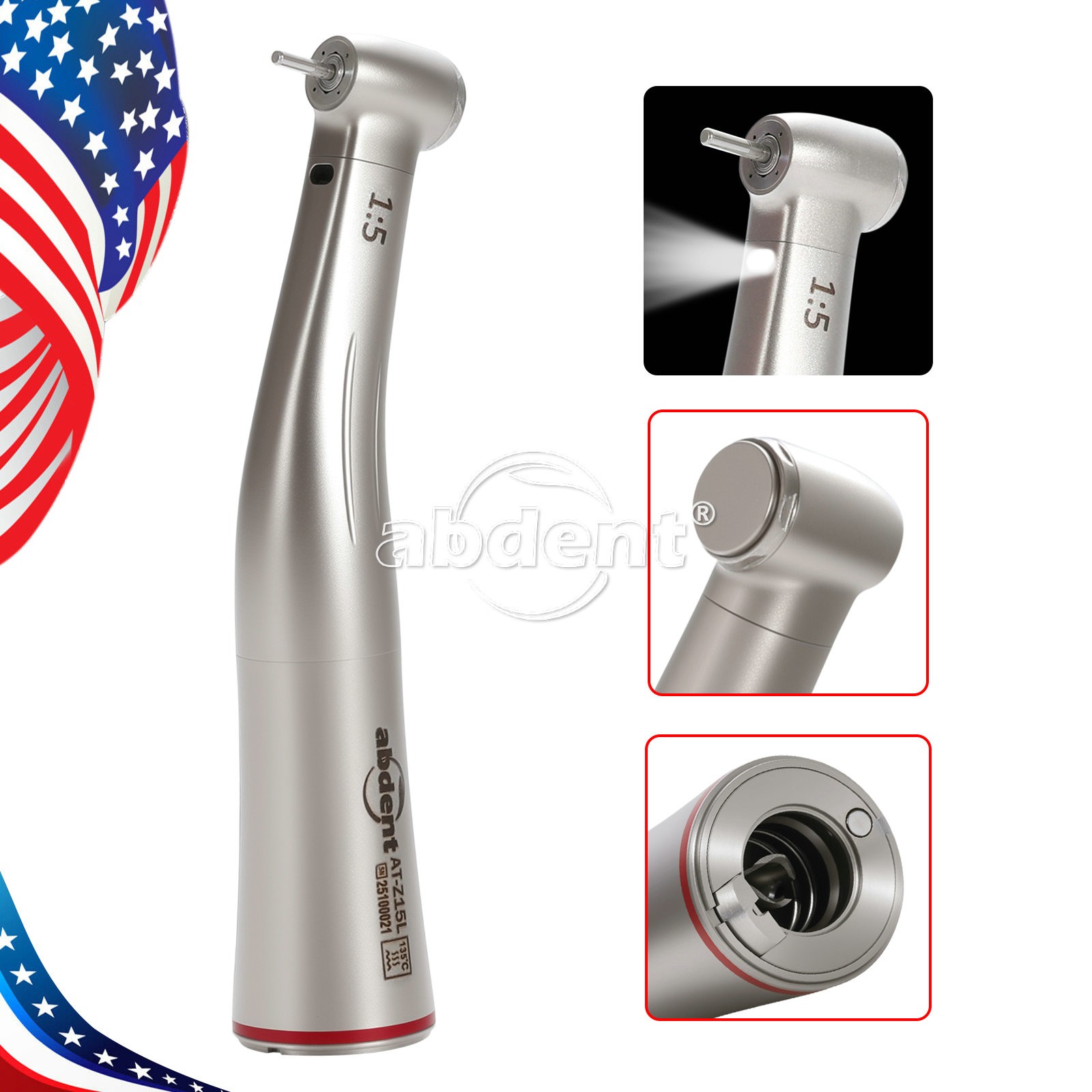 USA 10* NSK Style Turbina Dental High Speed Handpiece Push 4Hole FDA SALE