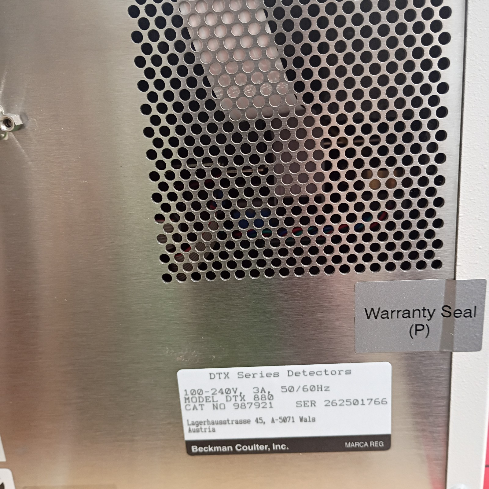 Beckman Coulter DTX 880 Multimode Detector – NOT TESTED, TURNS ON