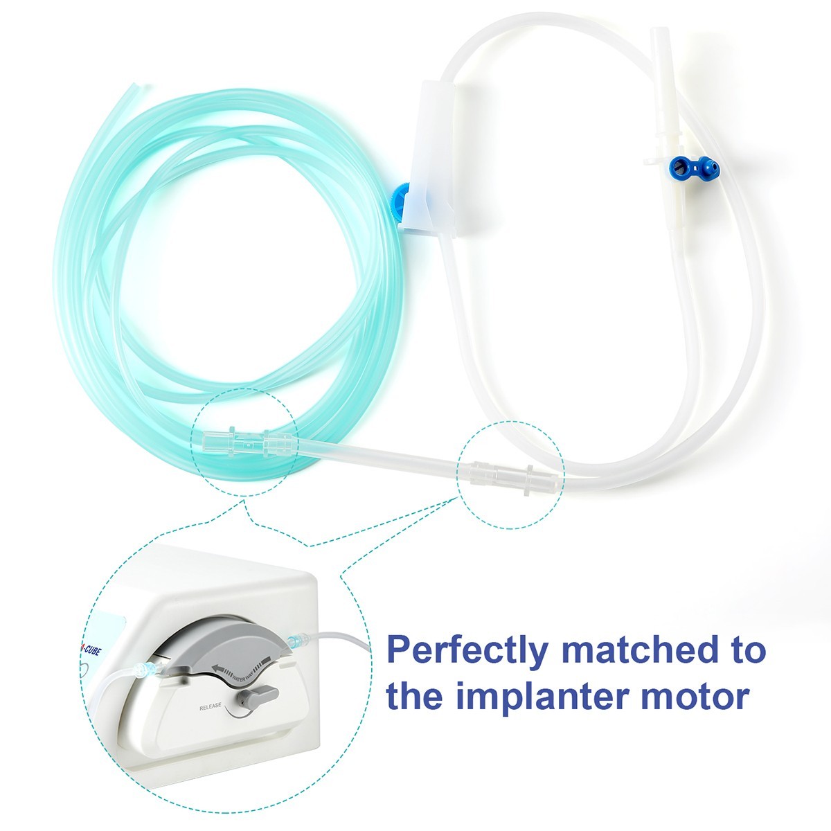 Dental Disposable Implant Sterile Irrigation Tube Set fit for W H Surgical Motor