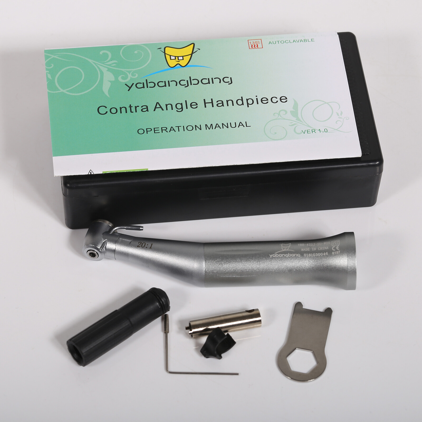 1-10* Max SG20 Dental Implant Reduction 20:1 Contra Angle Handpiece NSK Style