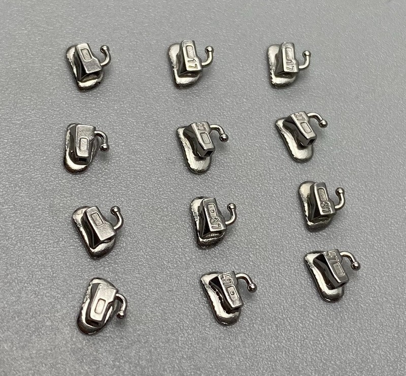 4*Dental Orthodontic Buccal Tubes Braces 2nd Molar Roth/MBT/edgewise 022 U1/L1