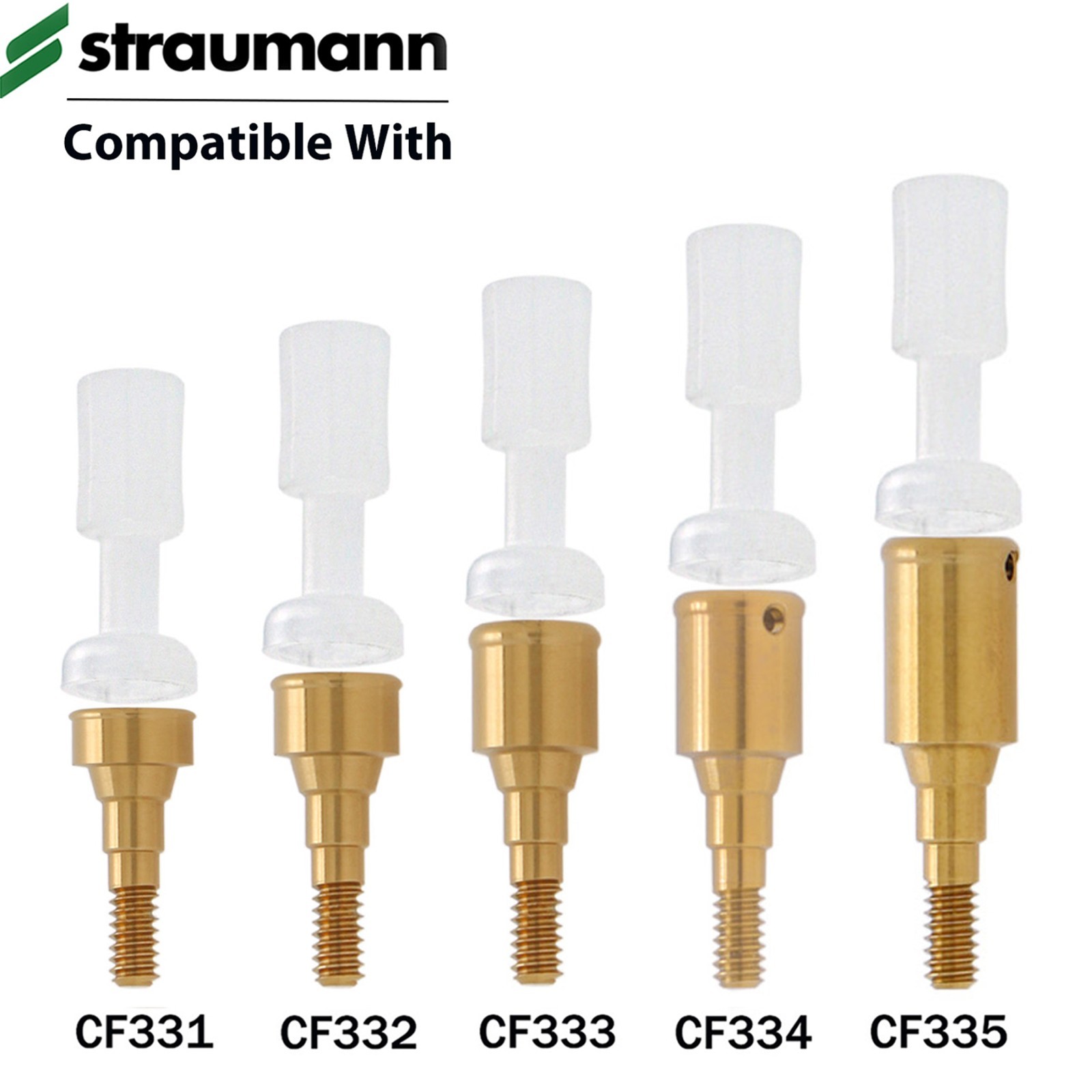 Titanium Dental Overdenture Locator Abutment Fit Multiple Major Implant Systems
