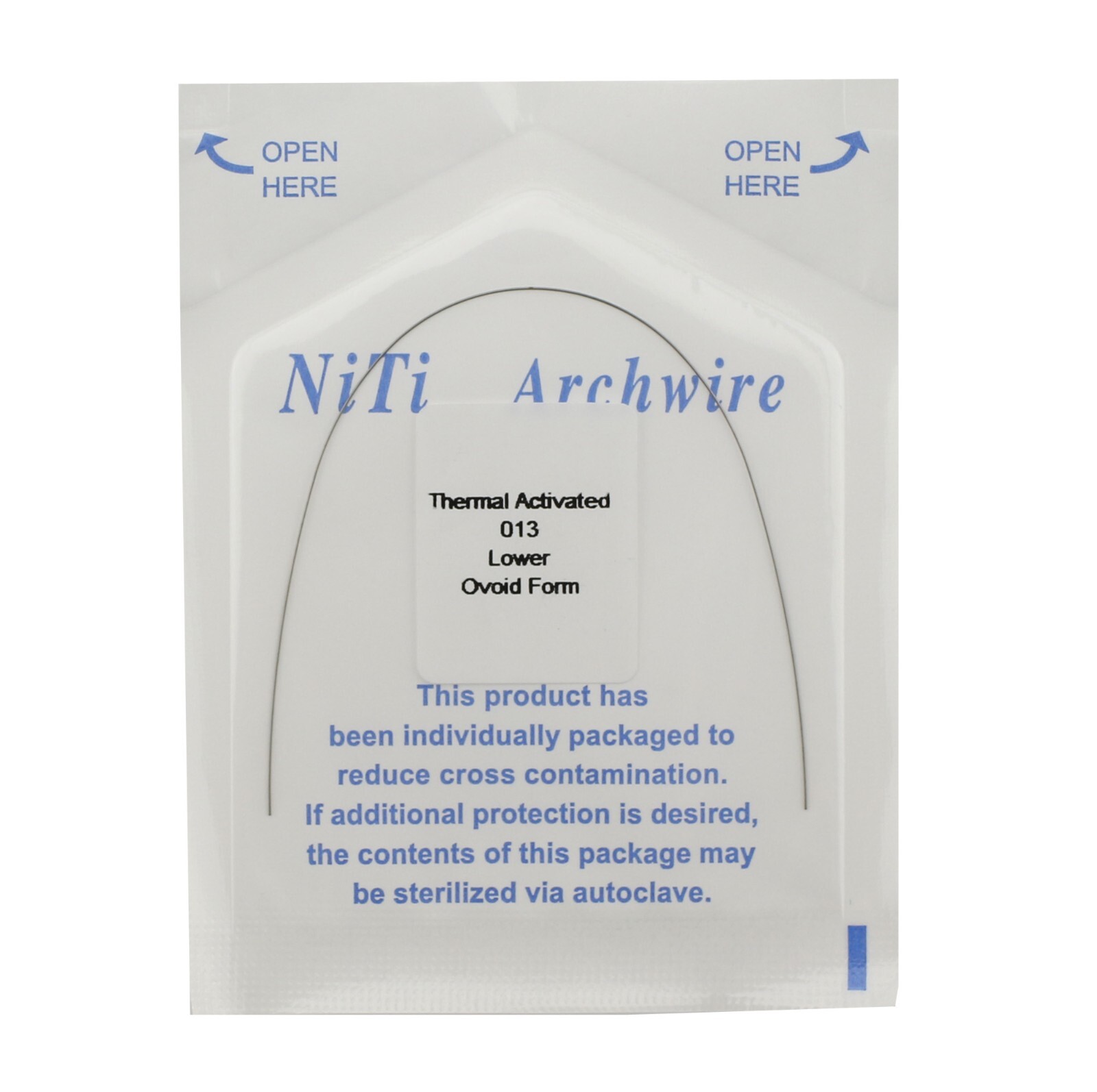 Dental Orthodontic Arch Wire Rectangular Round Thermal Activated 13 18 1725 1925