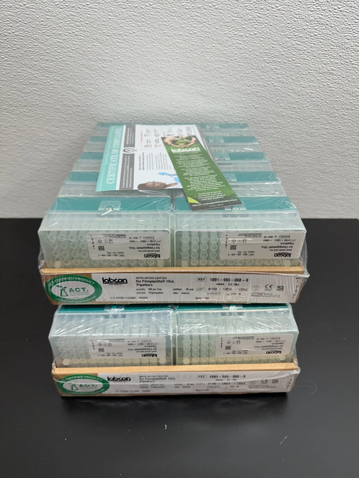 Labcon REF 1091-965-008-9 For Finnpitette 10uL Pipettors 0.5uL – 10uL