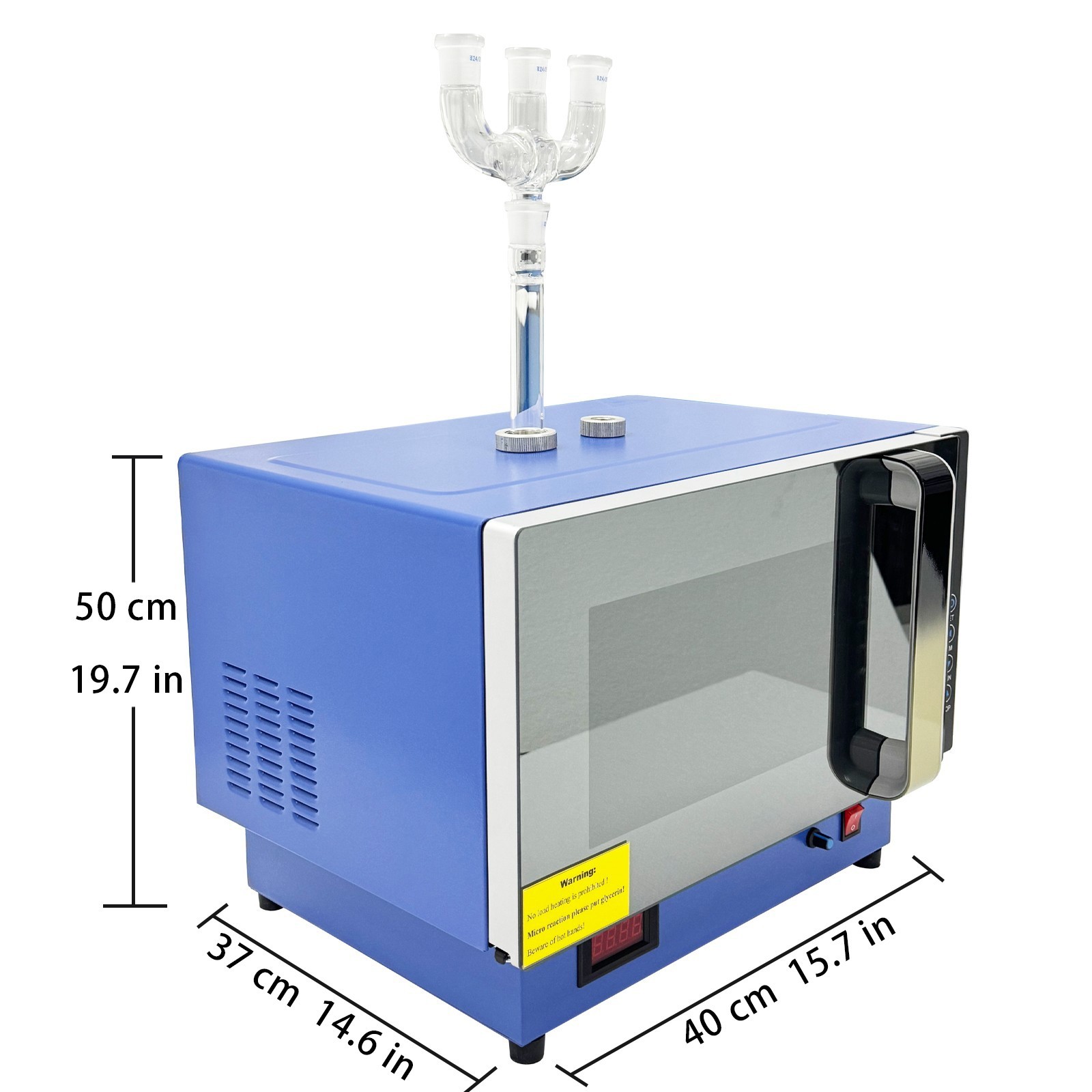 Lab Variable Frequency Microwave Chemical Reactor Temperature Control