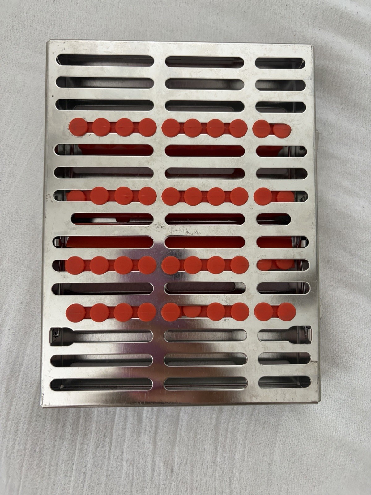 Hu-Friedy 20 Instrument Double Decker Cassette. Gentle Used.