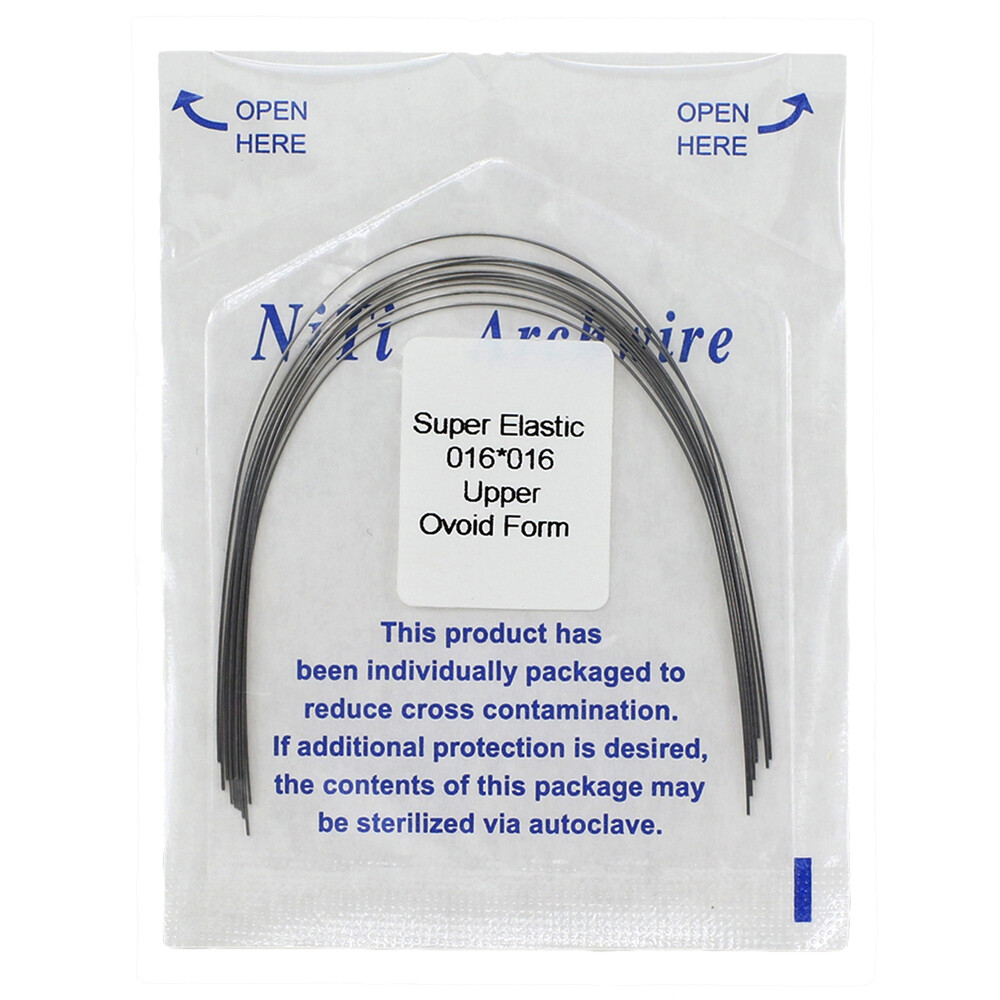 arcos de ortodoncia Orthodontic Arch Wire Round NiTi 014 Stainless Steel Natural