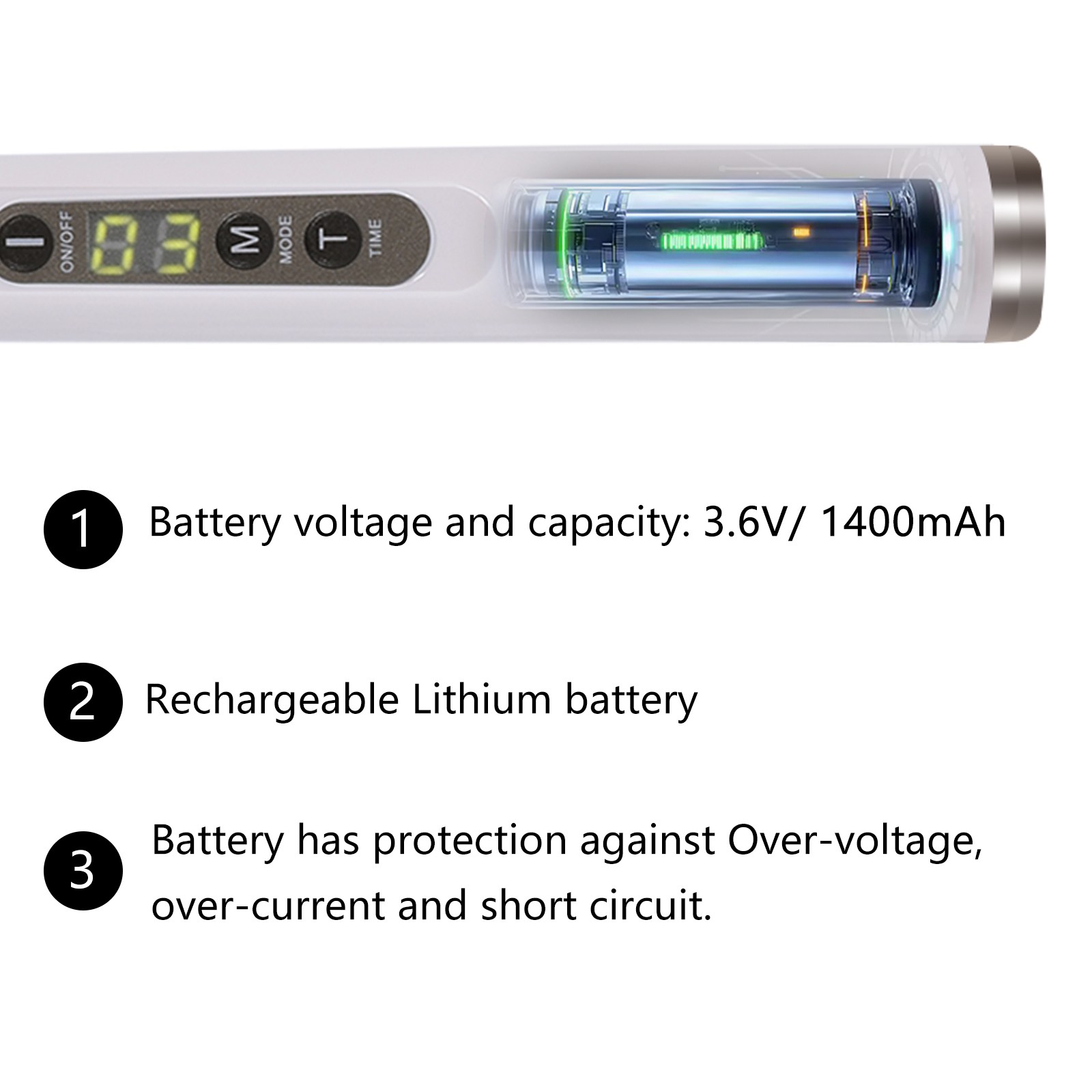 1-5 Dental Woodpecker Style iLED Wireless Curing Light Lamp 1 Sec Cure White sa