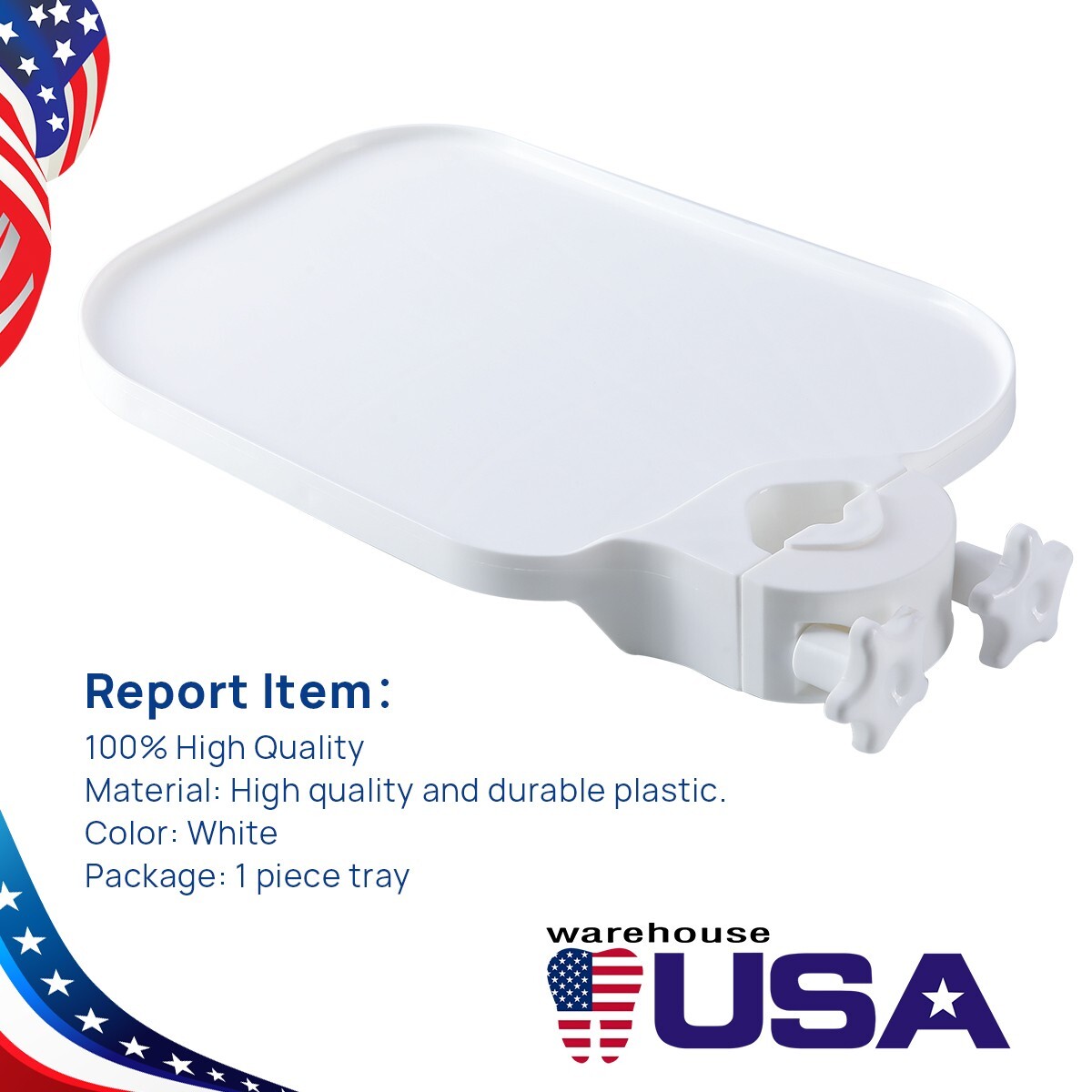 Protable Dental Chair LED Light Lamp PU Hard Leather / Post Mounted Utility Tray