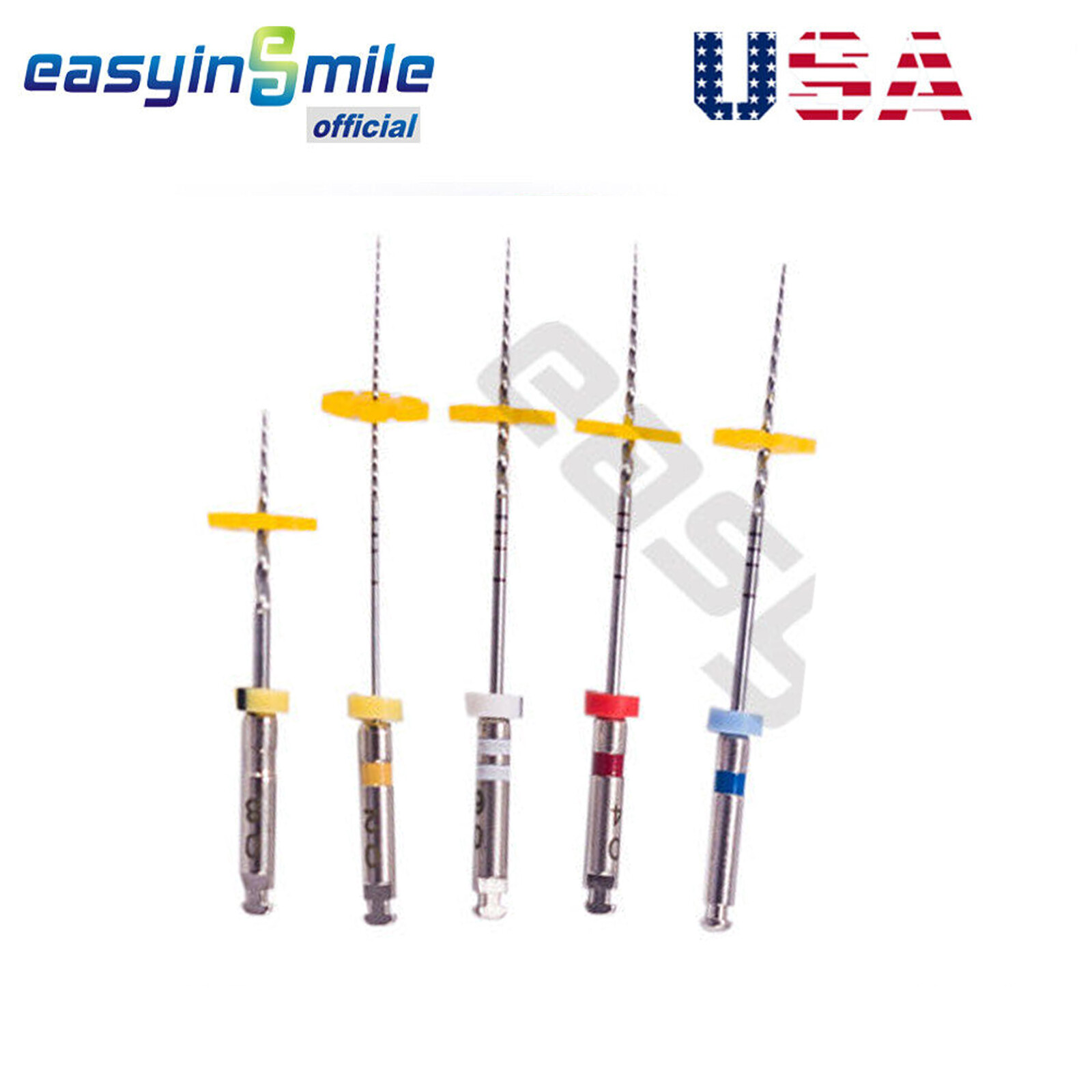 5pcs/pack Dental Endodontic X3 Rotary Files Easyinsmile Never Break 21/25/31mm