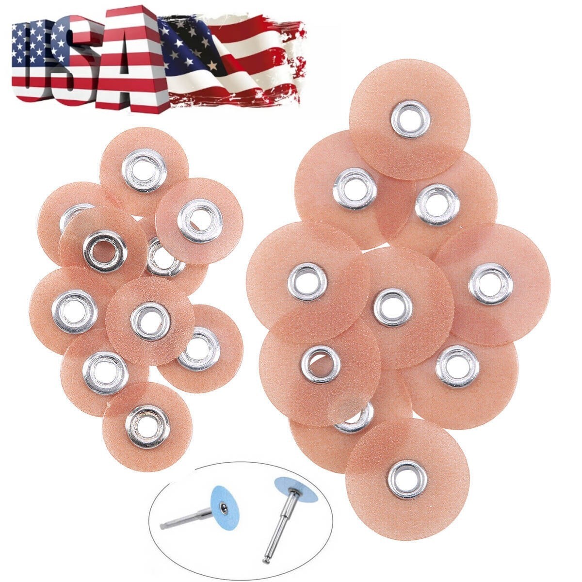 Dental SOFLEX Medium Composite finishing polishing discs Soft type 9.5mm